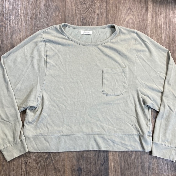 Madewell Cropped Sweatshirt - Picture 1 of 7